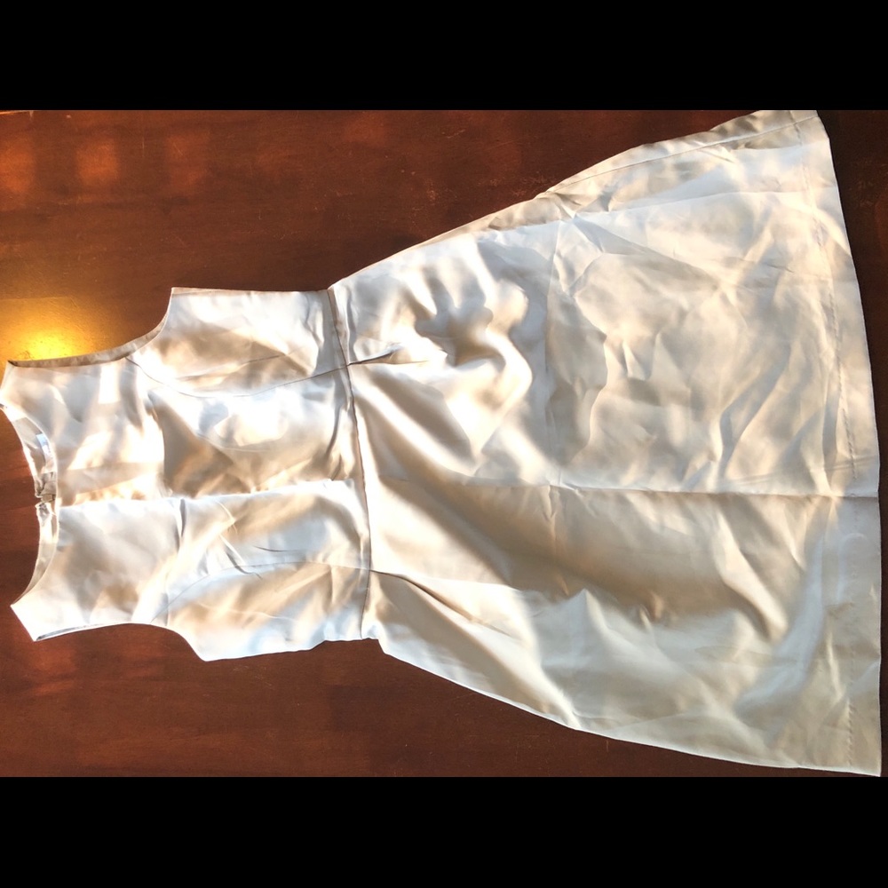 Satin champagne dress